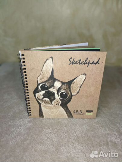 Блокнот/альбом для рисования, скетчбук на кольцах