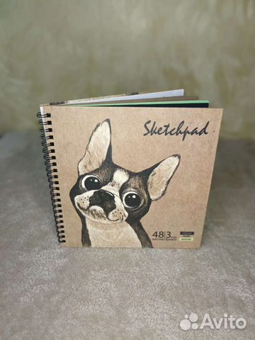 Блокнот/альбом для рисования, скетчбук на кольцах