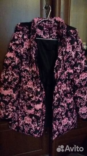 Пуховик на рост 164