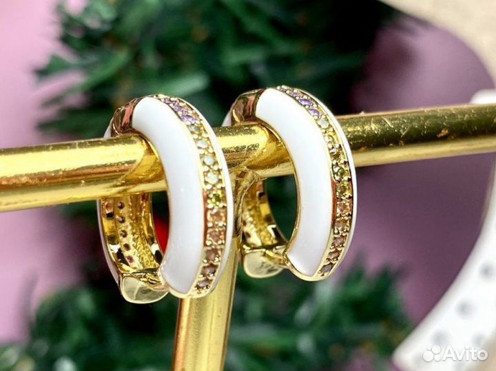 Серьги керамика