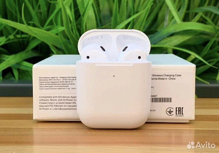 AirPods 2 + чехол