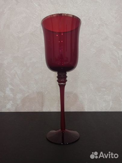 Бокал декоративный 24 см ваза, подсвечник