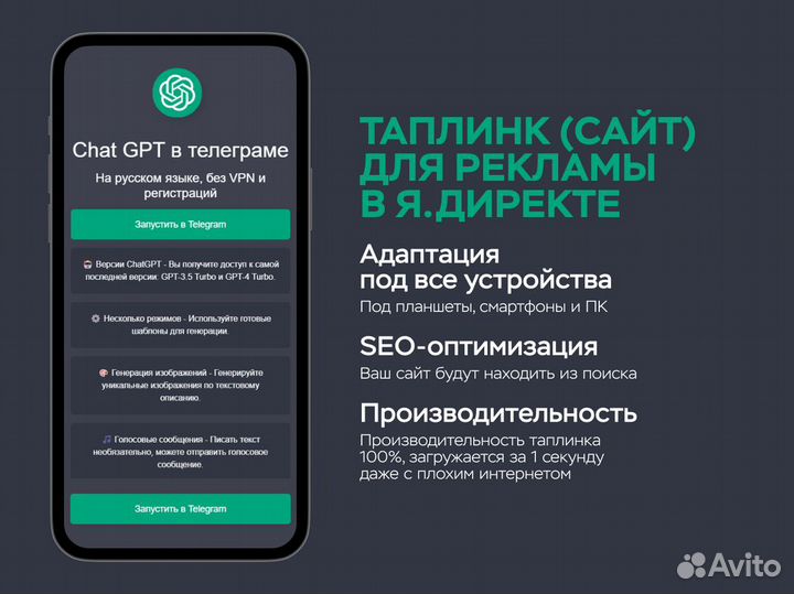 Готовый бизнес. Телеграм бот chatgpt+сайт