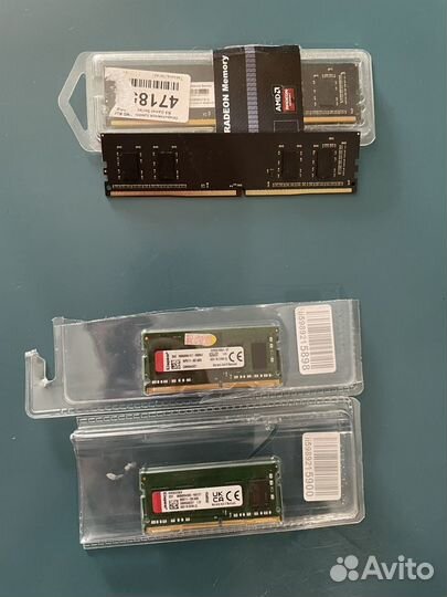 DDR4 для пк и Ноутбука (8 и 12 gb)