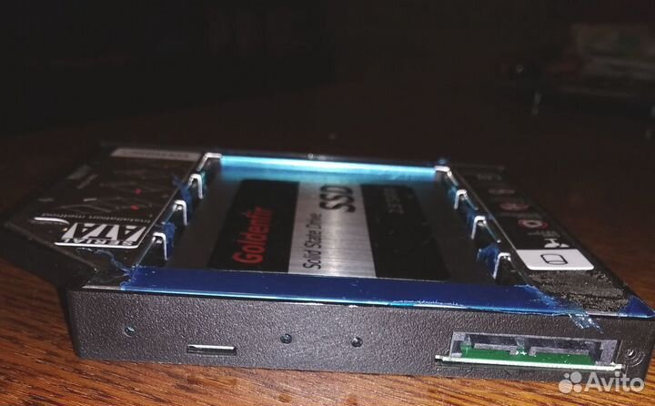 Адаптер optibay для установки hdd вместо dvd