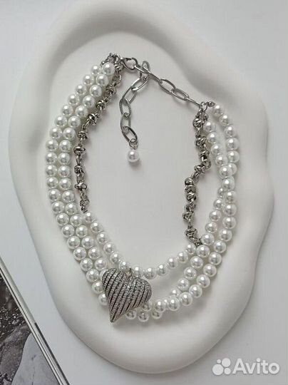 Колье чокер крупный