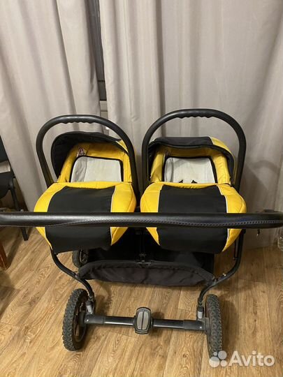 Коляска для двойни 3 в 1