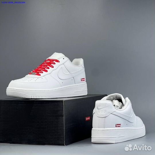 Кроссовки Nike Air Force 1 Low & Supreme (Арт.12347)