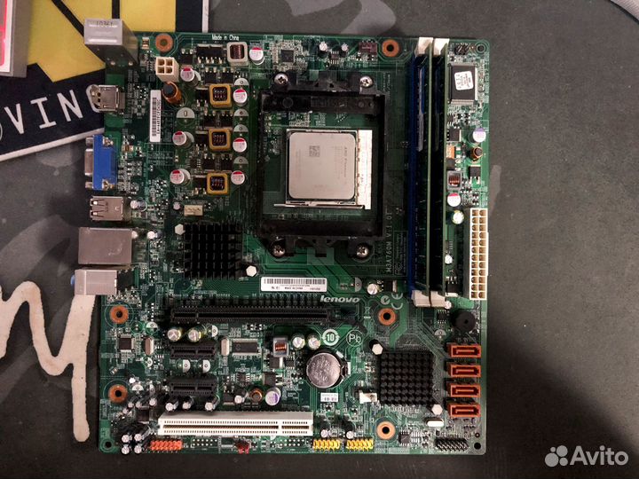 Комплект материнская плата AM3, X4 955 и озу 8GB