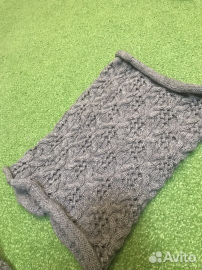 Шапка и снуд зима