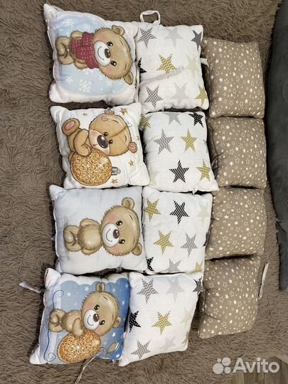 Бортики на кроватку