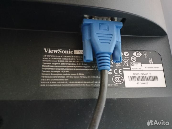 Монитор ViewSonic VA2212A