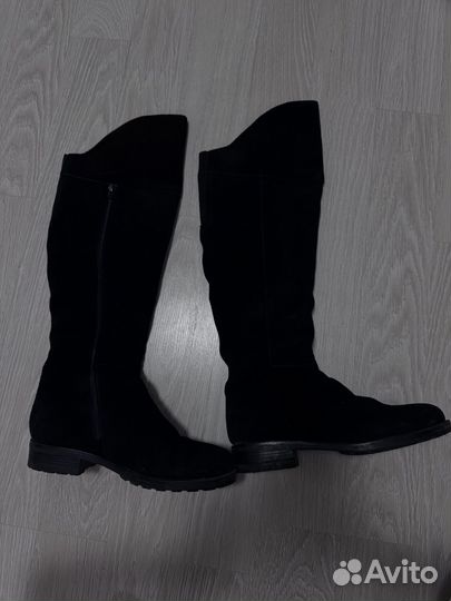 Зимние женские сапоги 38 натуральная замша