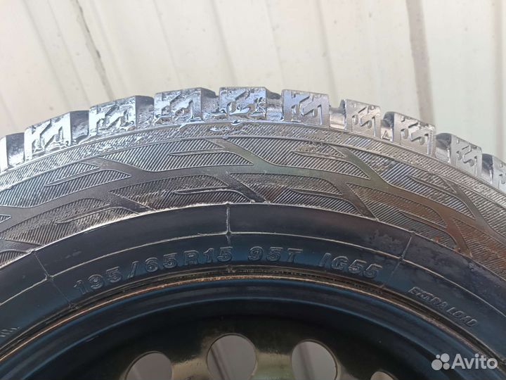 С дисками Yokohama Ice Guard IG55 195/65 R15 91T