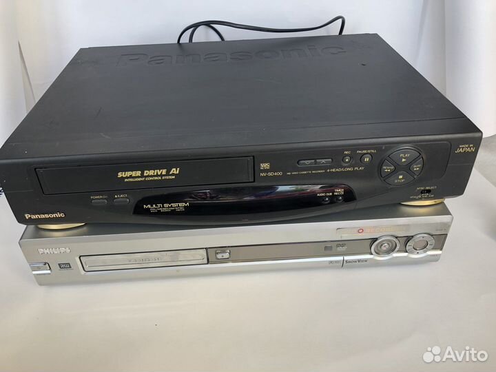 Видеомагнитофон и DVD рекордер