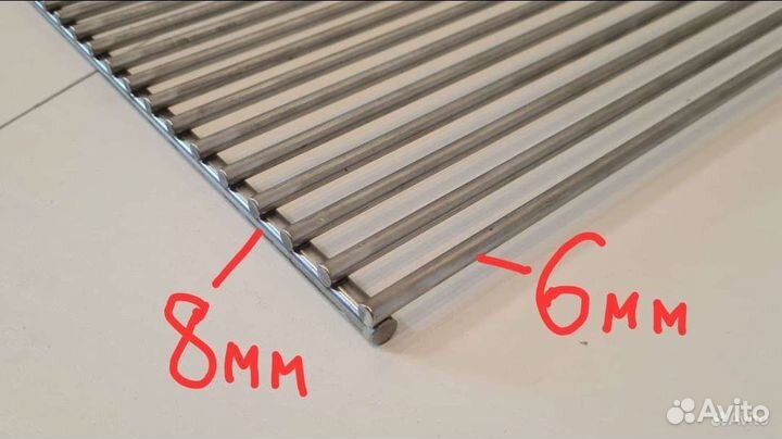 Решетка гриль для мангала нержавейка