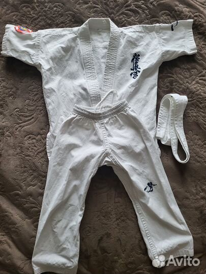 Кимоно для каратэ детское размер 122