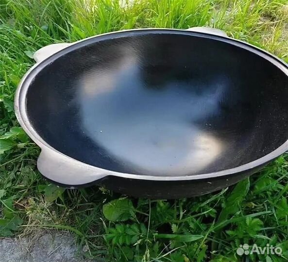 Казан чугунный 22 л Узбекистан