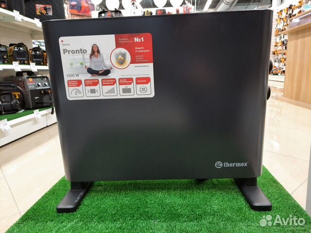 Конвектор электрический thermex Pronto 1500M Black