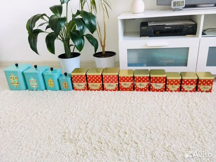 Банки для сыпучих продуктов Винтаж СССР