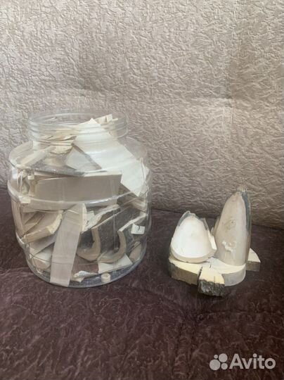 Бивень мамонта, щепа, бой, обрезки. Вес 8 кг