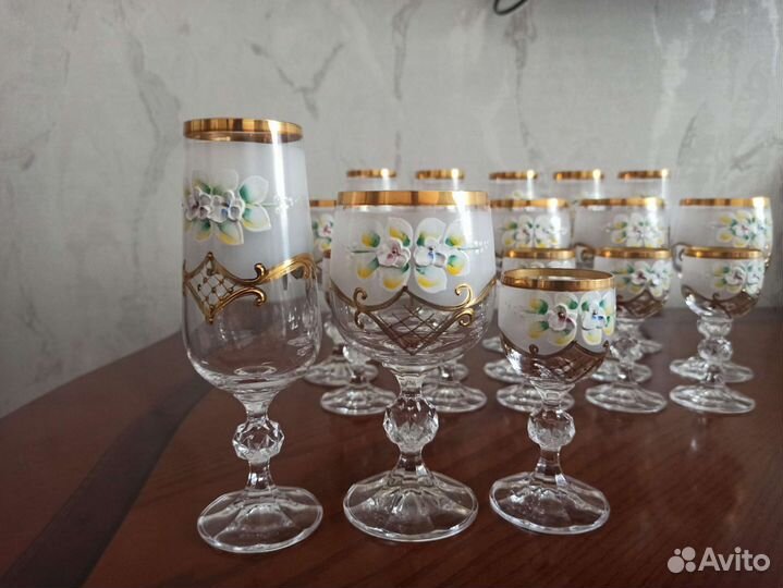 Фужеры хрустальные