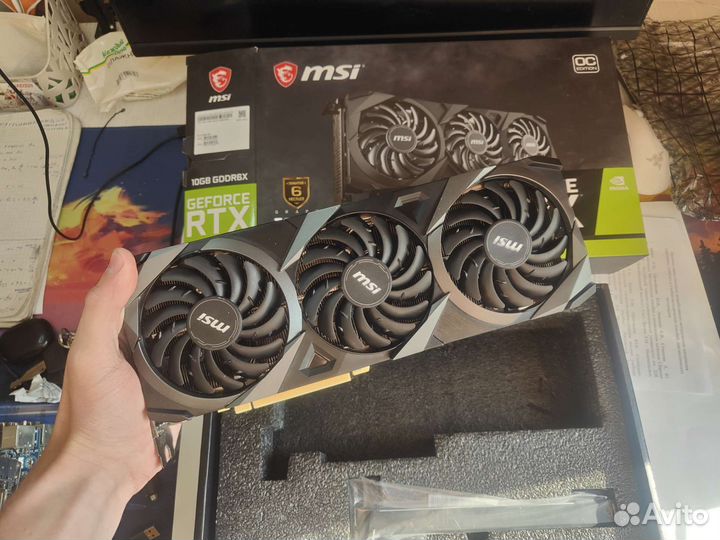 Видеокарта MSI RTX 3080 10GB