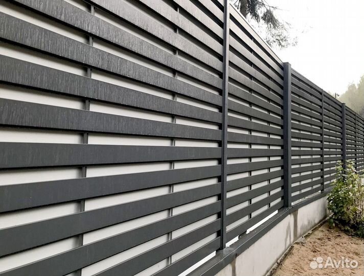 Забор Ранчо металлический