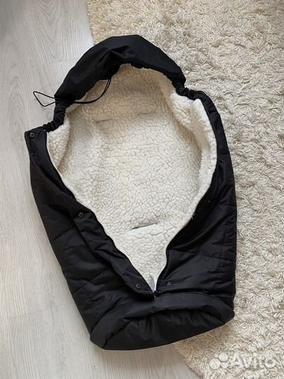 Зимний конверт в коляску happy baby