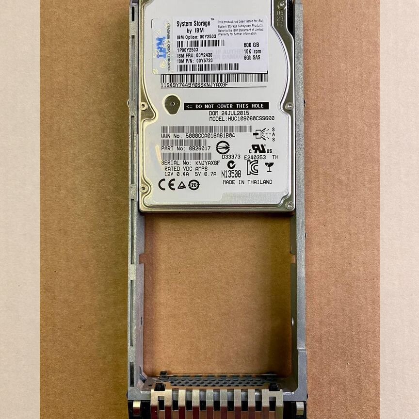 [00Y2430] Жесткий Диск Ibm 600gb Sas 2.5 00y2430