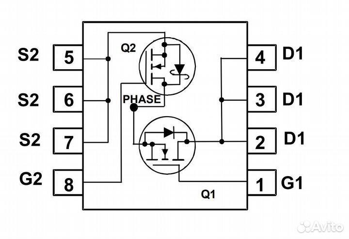 Микросхема fdms3660S N-Channel mosfet 30V 30A PQF