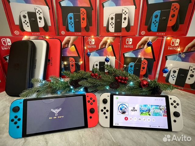 Nintendo Switch oled новая прошитая + игры купить в Москве с доставкой ...