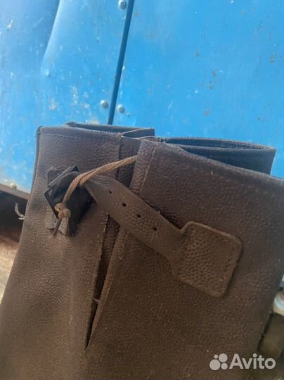 Кожаные киргизовые сапоги СССР