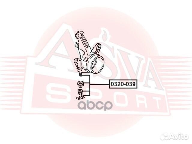 Опора шаровая нижнего рычага перед прав/лев