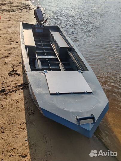 Лодка пнд, плоскодонка. новая