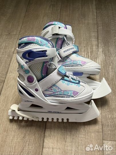 Коньки детские раздвижные 26-31