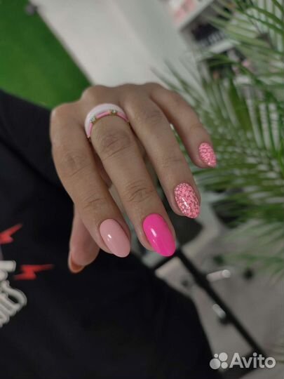 Маникюр/педикюр/ выкладной френч