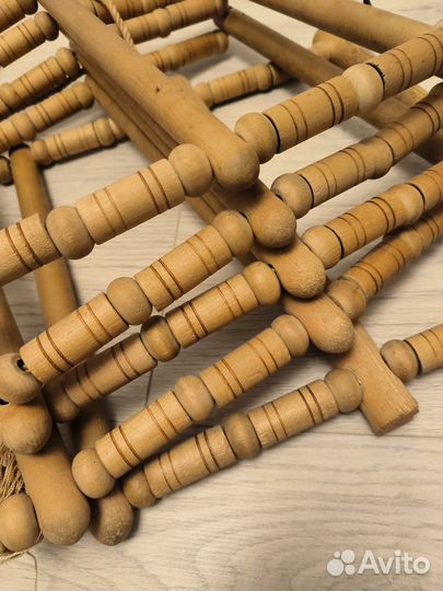 Детская веревочная лестница деревянная бу