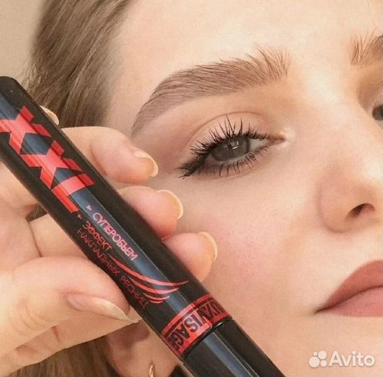 Тушь для ресниц XXL накладные ресницы Люксвизаж