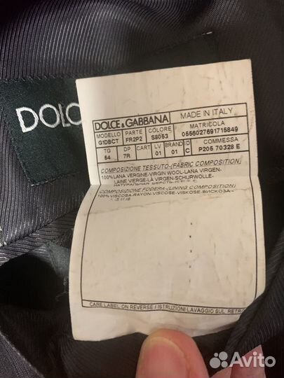 Пиджак DG Dolce&gabbana 1 линия,Оригинал