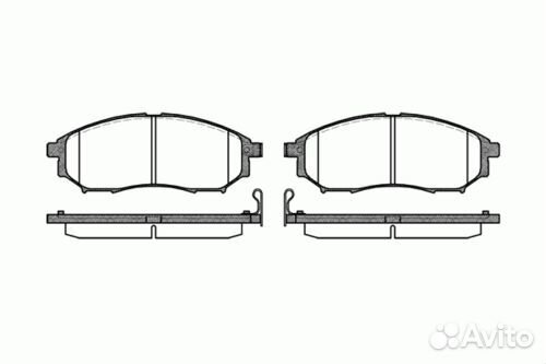 Тормозные колодки передние Nissan Murano 3.5 4WD 0