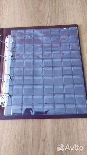 Листы для монет на 12, 24, 35, 48, 70, 88 ячеек