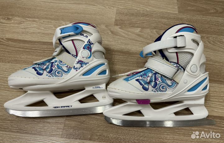 Коньки детские раздвижные nordway 31-35