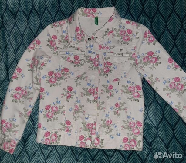 Джинсовая куртка benetton