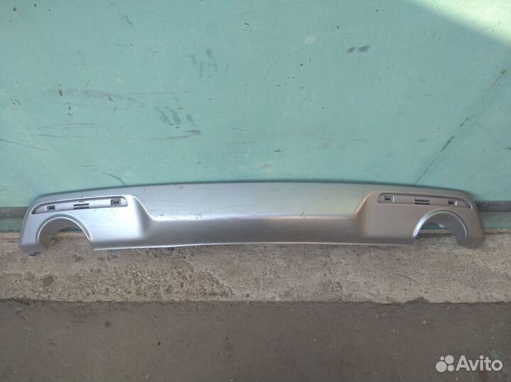 Юбка заднего бампера Ford Explorer 5 2015-2017