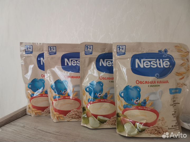 Детские каши молочные нестле