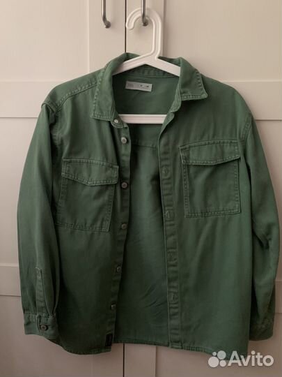 Джинсовая рубашка zara для мальчика