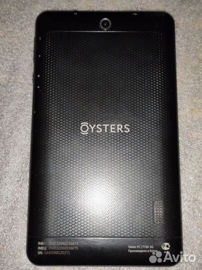Планшет oysters T72H 3g