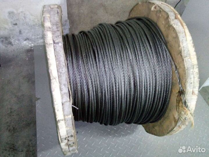 Трос для трелевки леса, крана, лебедки