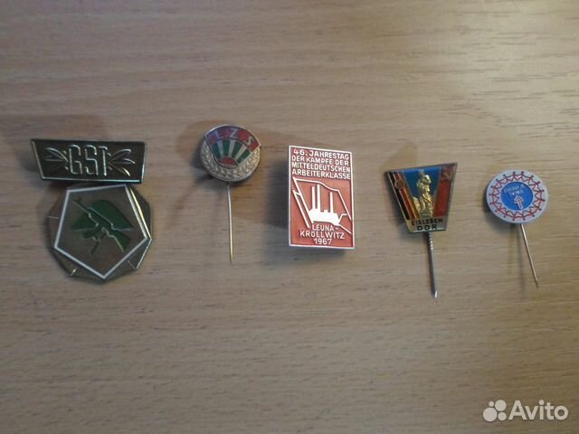 Значки гдр, пнр, Югославии